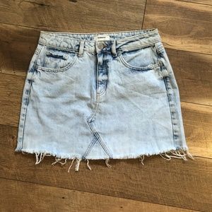 Garage Light wash Denim Skirt, Size Small